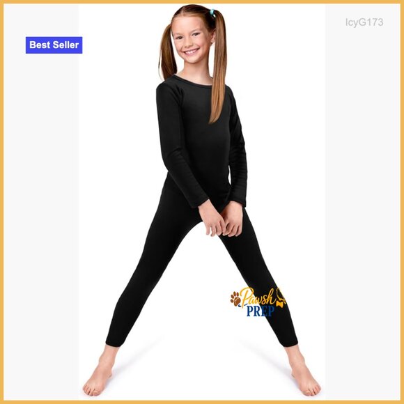 Girls Fleece-Lined Thermal Underwear Set for Cold Weather Skiing